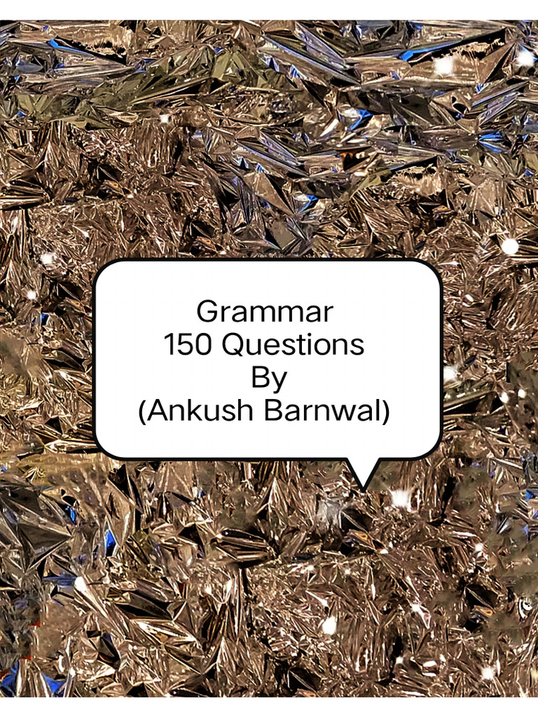 150 Questions - Grammar | PDF