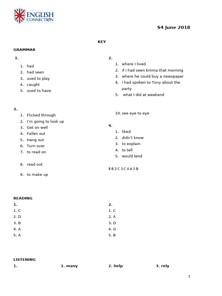 S4 Key | PDF