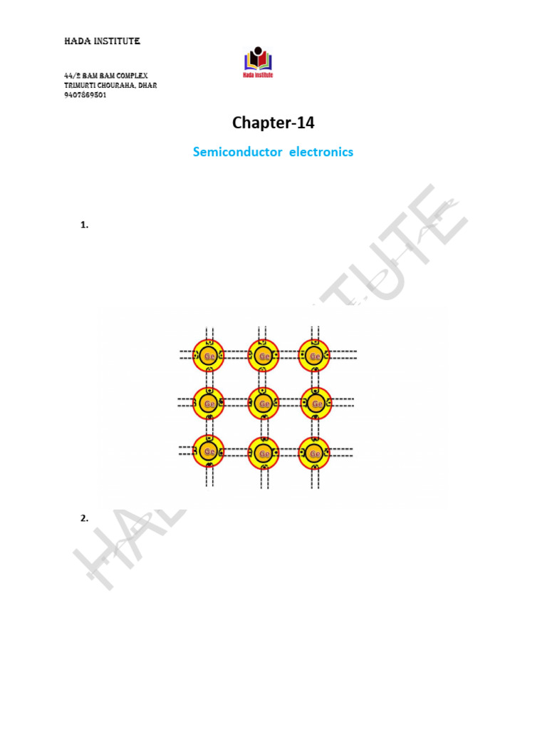 Chapter 14- Semicondutor Devices | PDF | Semiconductors | P–N Junction