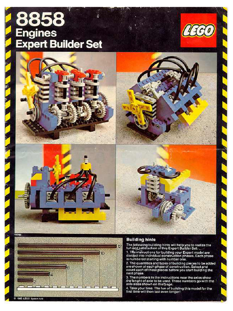LEGO Set 8858 Engines Instructions | PDF