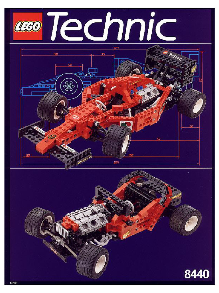 LEGO Set 8440 Ferrari F1 Car Instructions | PDF