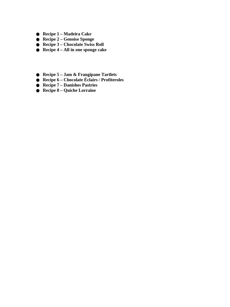 Classic Baking Recipes | PDF