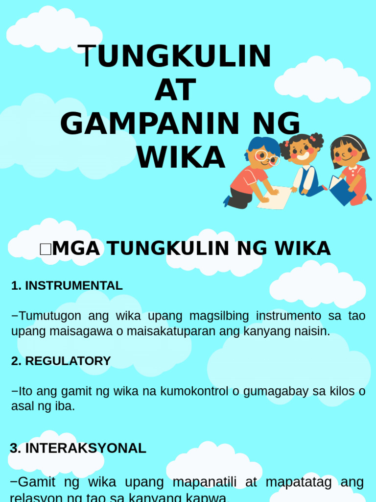 Report in Filipino 1 | PDF