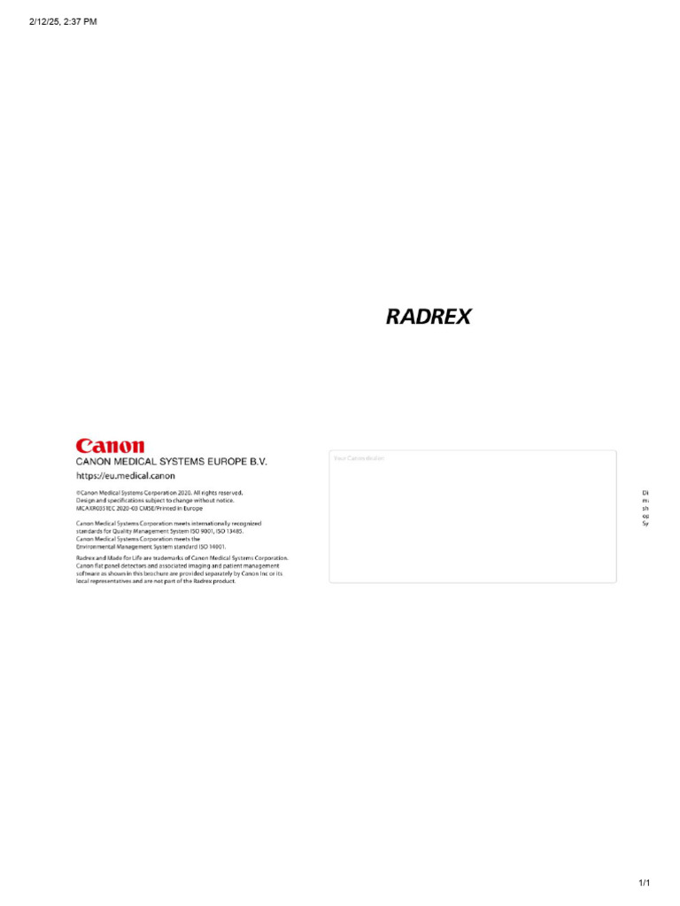 Radrex | PDF