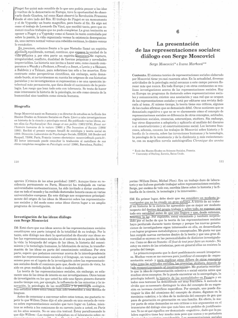 Moscovici | PDF