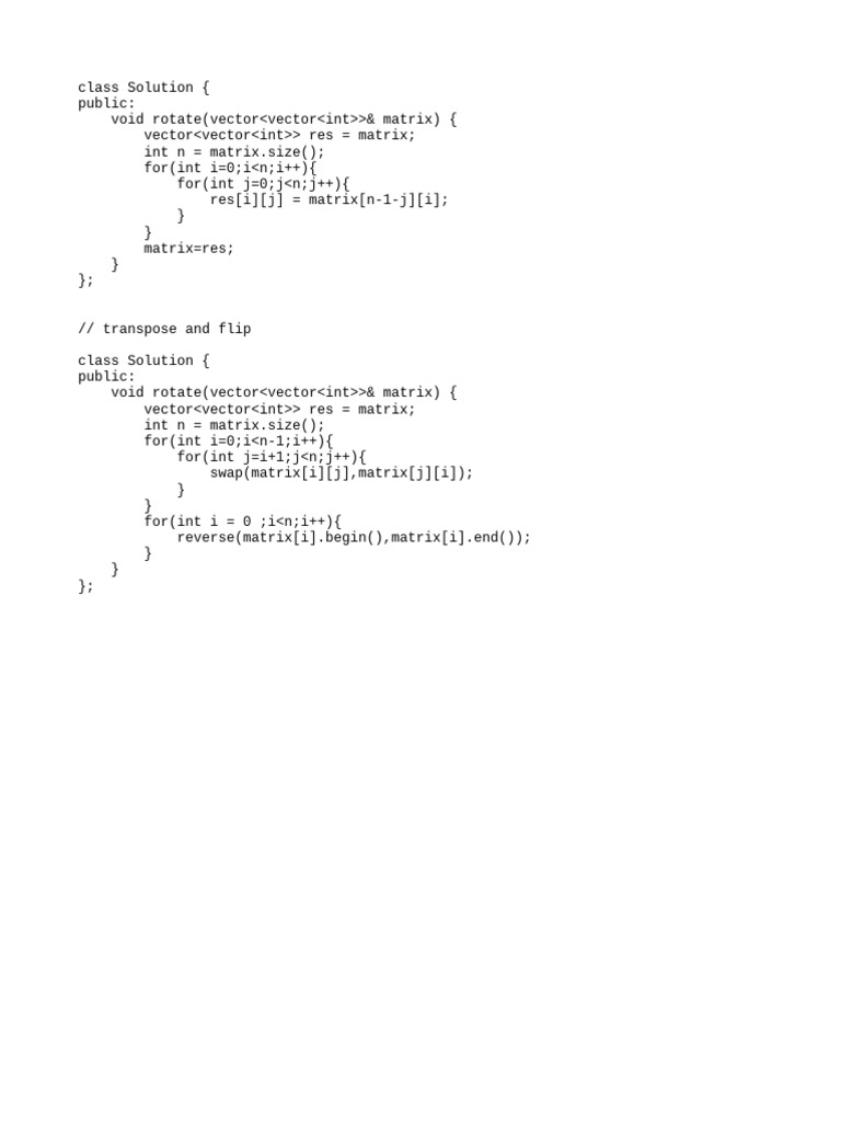 48. Rotate Image | PDF