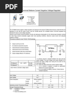 7905 Voltage Regulator Datasheet | PDF | Power Supply | Physical Quantities