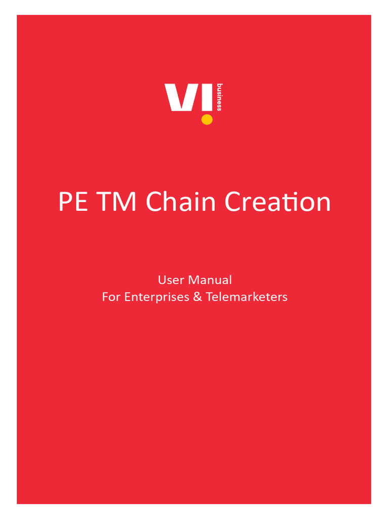 VIL - User Manual PE TM Chain Binding | PDF | Security Technology ...