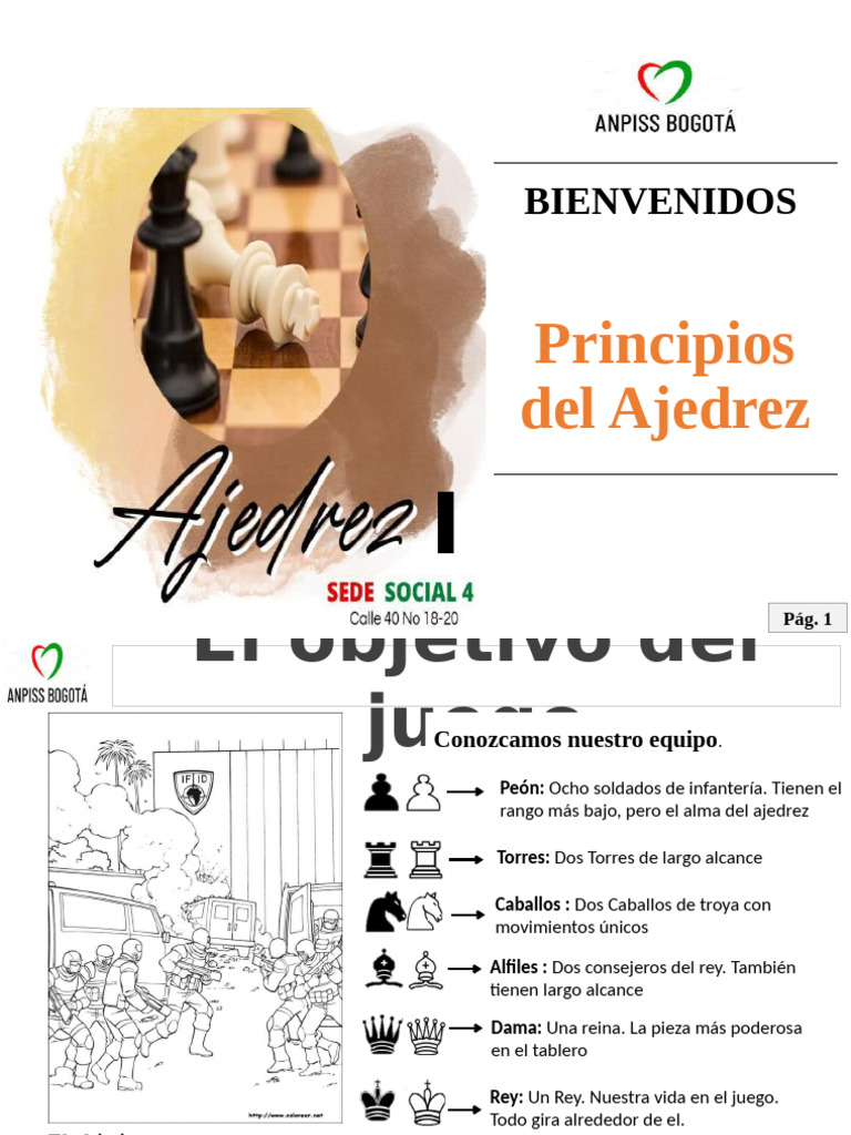 Principios Básicos del Ajedrez | PDF | Ajedrez | Juegos de estrategia ...