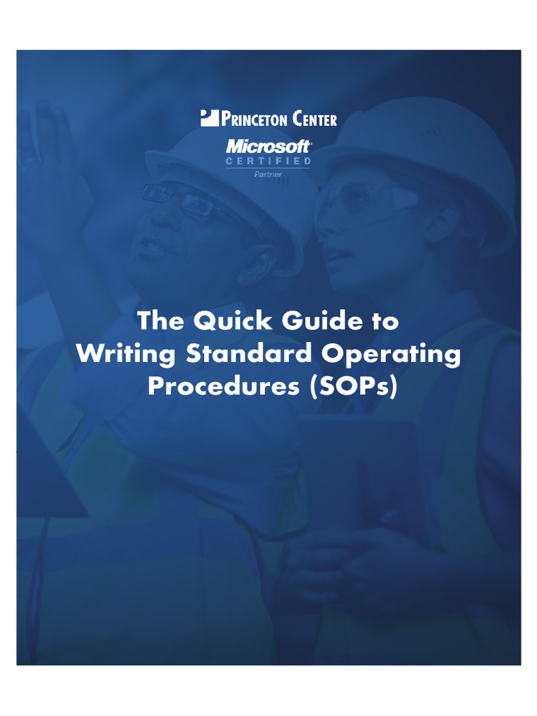 Guide to Writing SOPs Effectively | PDF | Regulatory Compliance | Audit