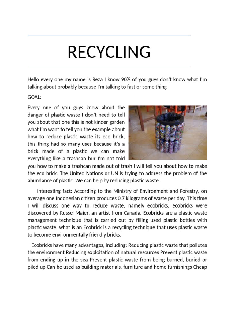 RECYCLING | PDF