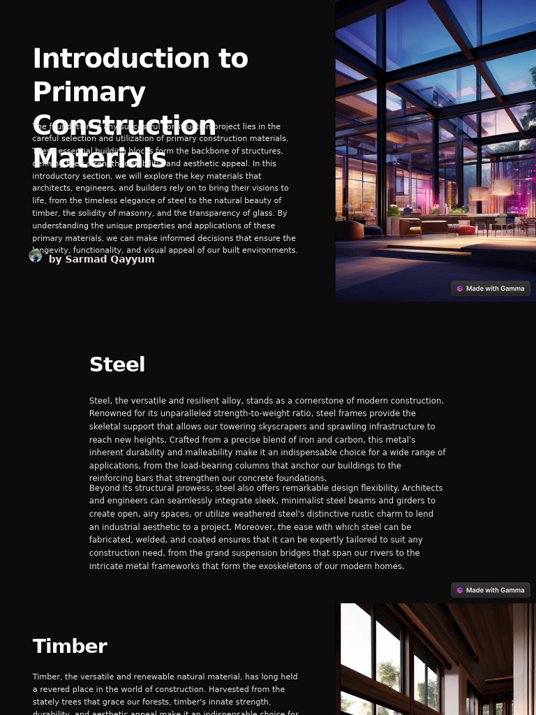 Essential Construction Materials Guide | PDF | Building Insulation | Roof