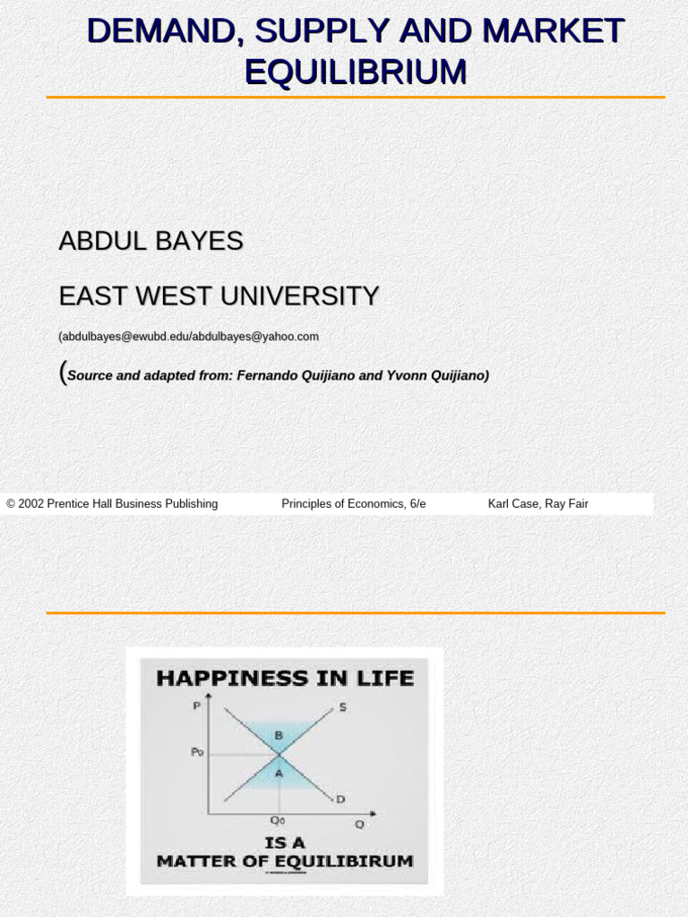 Demand and Supply Fundamentals Explained | PDF | Supply (Economics ...