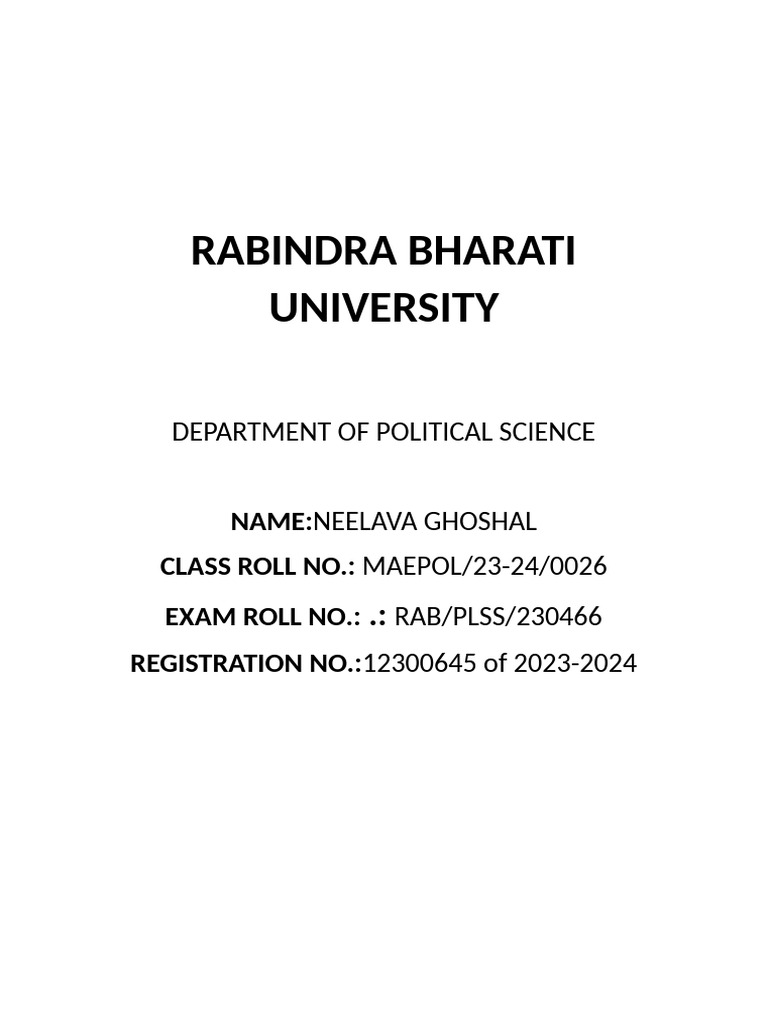 CPI's Role in West Bengal Refugee Movement | PDF | Politics Of India