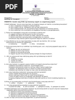 Grade 5 K-12 2nd Quarter Periodical Test With Answer Keys & TOS EPP H.E ...