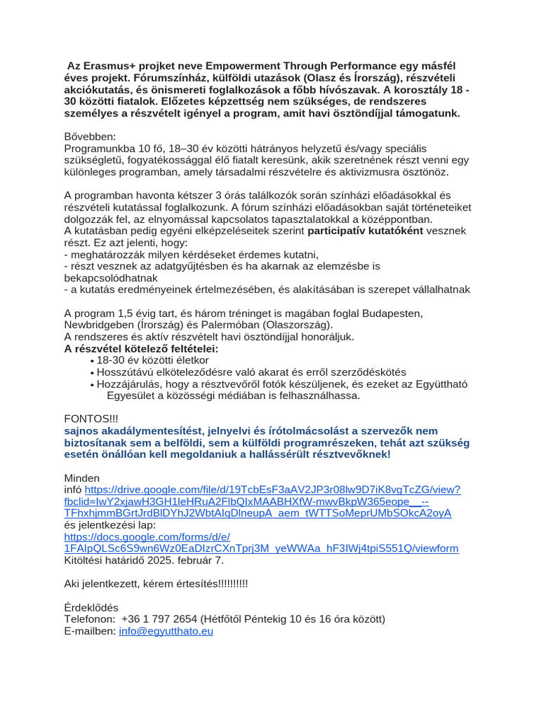 SNH Erasmus | PDF