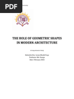 Geometric Shapes in Modern Architecture | PDF | Geometry | Shape
