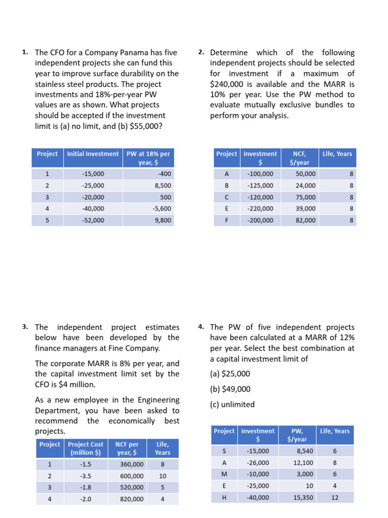 Tugas Capital Budgeting Replacement Analysis | PDF | Economies