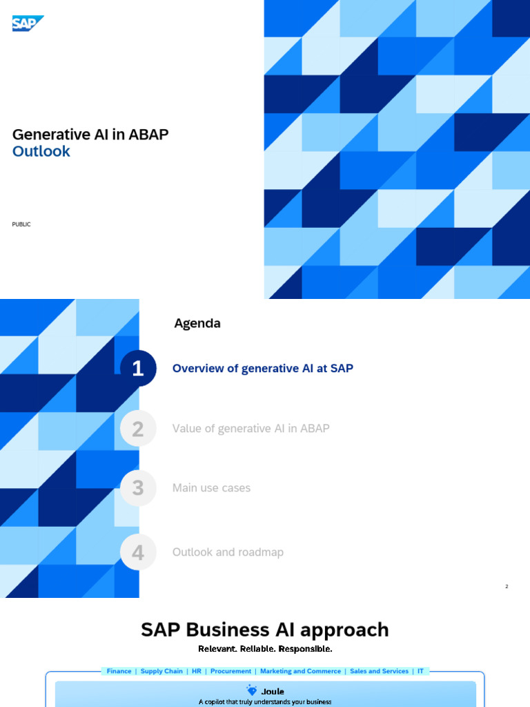 Generative AI Enhancements in ABAP | PDF | Artificial Intelligence ...