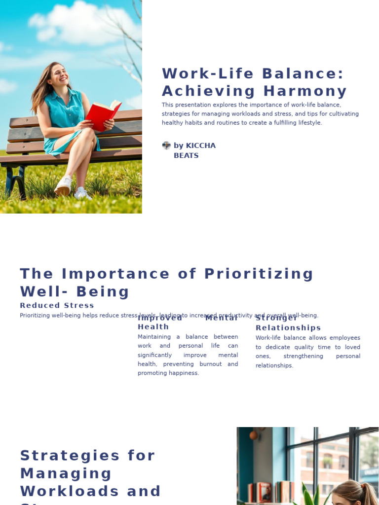 Work-Life Balance Strategies for Well-Being | PDF | Well Being | Mental ...