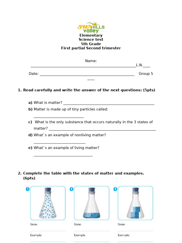 Science Test | PDF