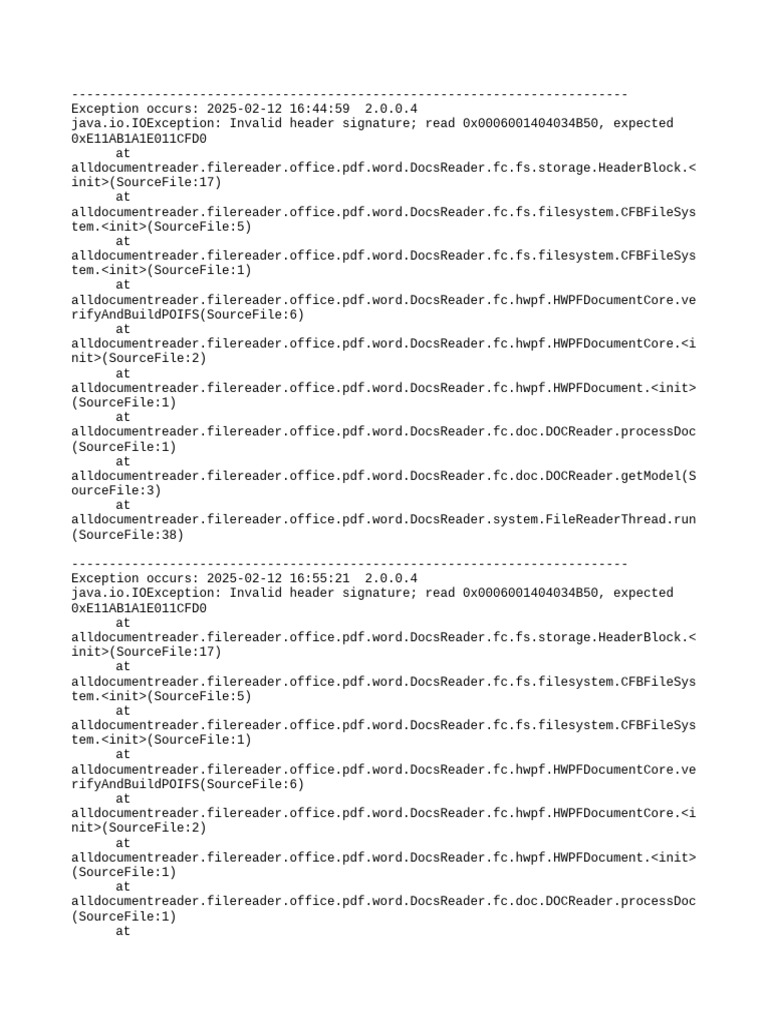 Error Log | PDF