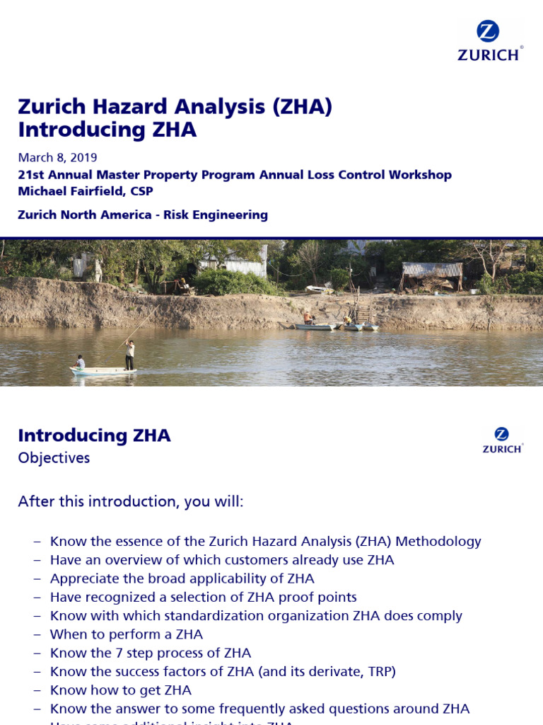 Zurich Hazard Analysis Overview Guide | PDF | Risk | Hazards