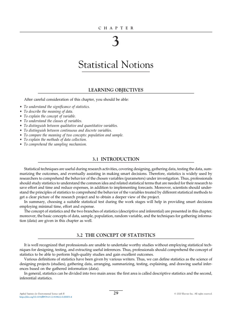 Understanding Statistical Concepts | PDF | Sampling (Statistics ...