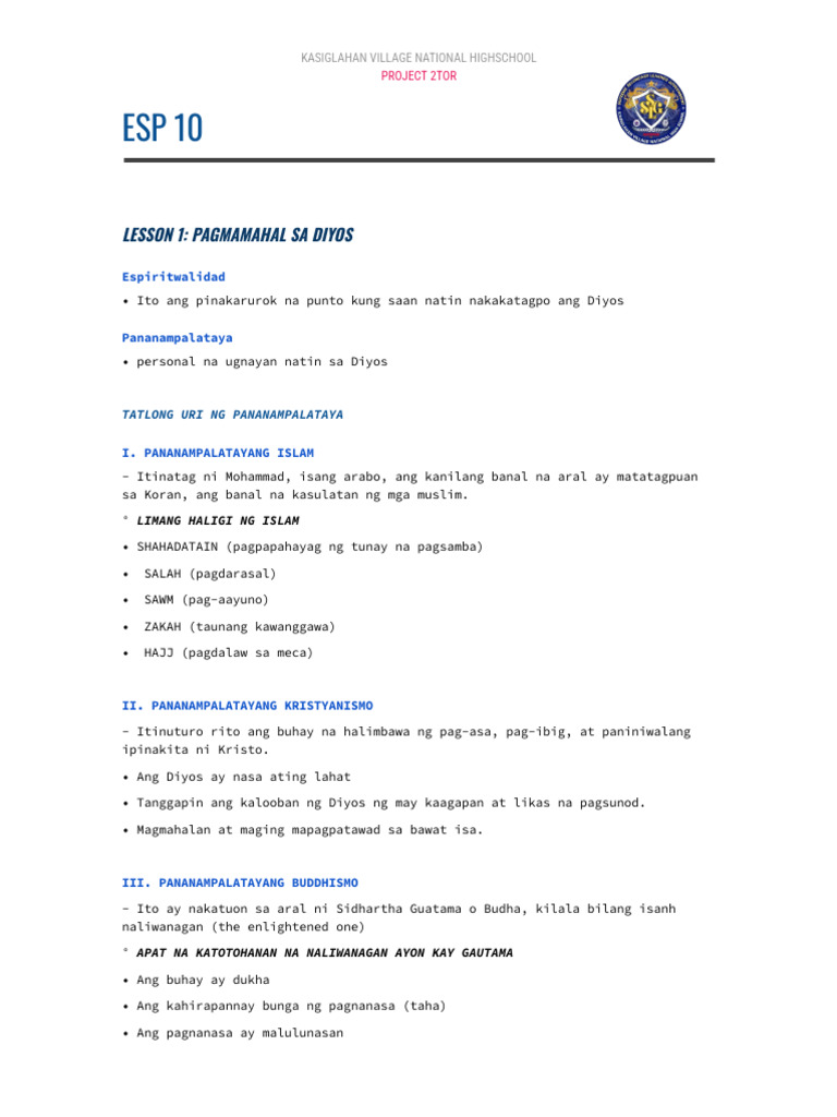 Esp 10 | PDF