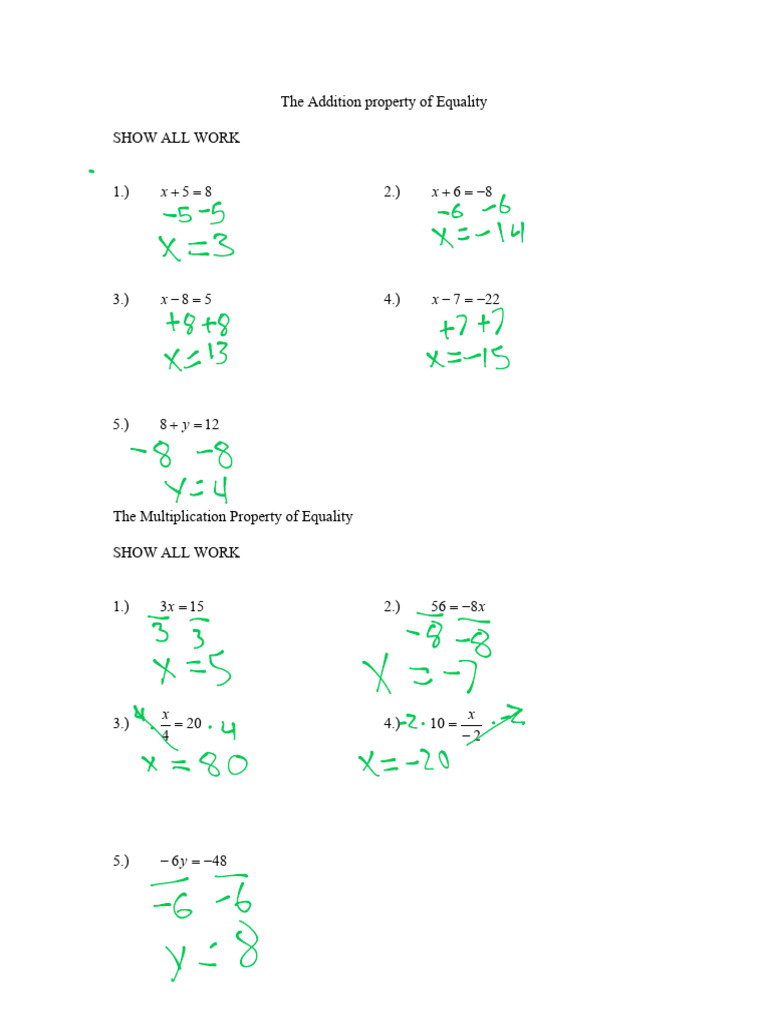 U1L05A1+Addition+ +Multiplication+Property+Assignment | PDF
