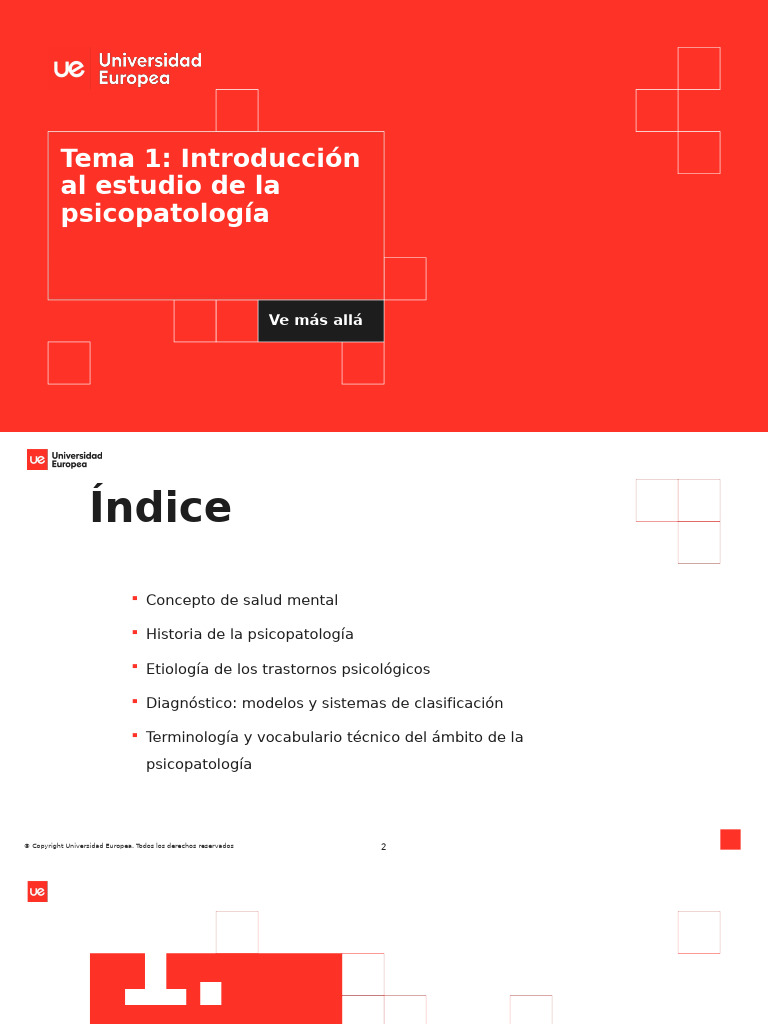 Tema 1 - Introducción Al Estudio de La Psicopatología | PDF | Manual ...