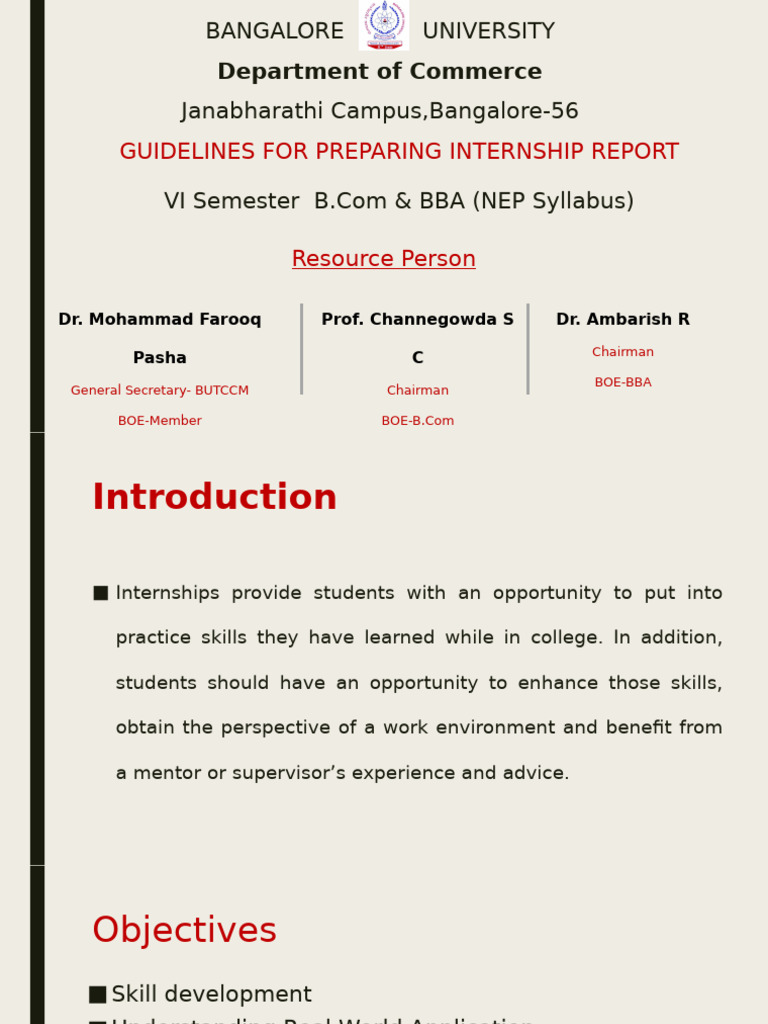 Internship FINAL | PDF | Business