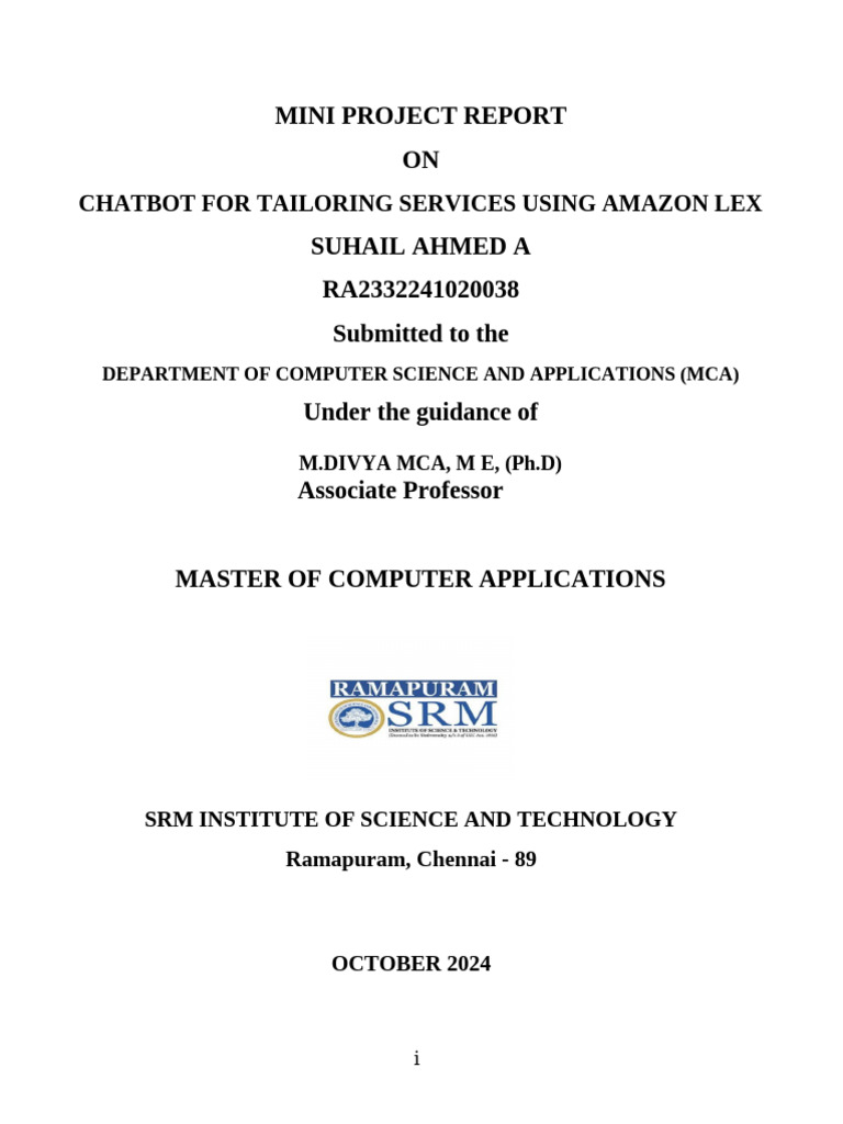 MINI PROJECT REPORT | PDF | Usability | Software Testing