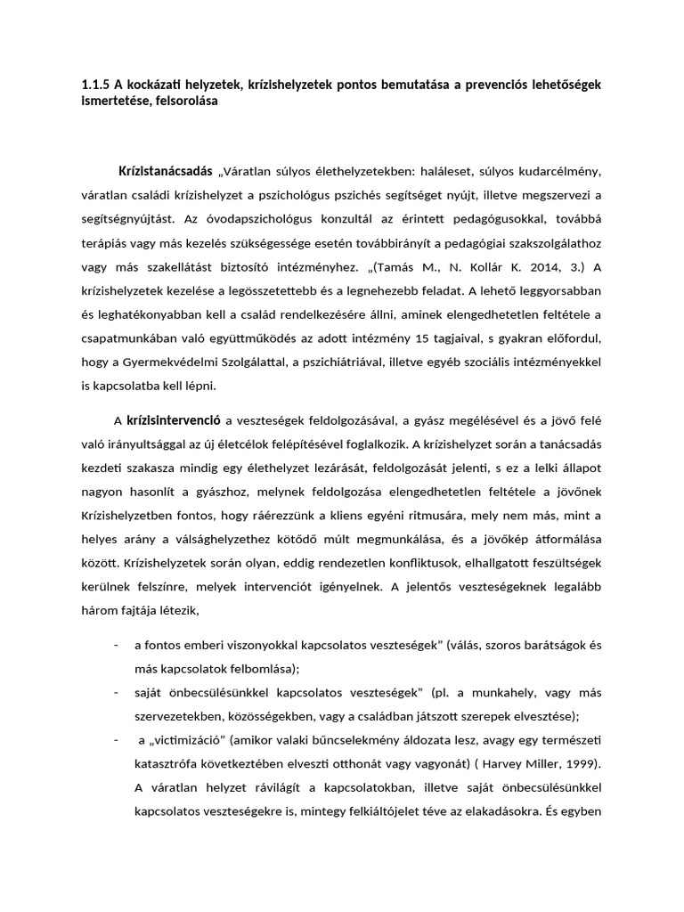 Krízis És Intervenció | PDF