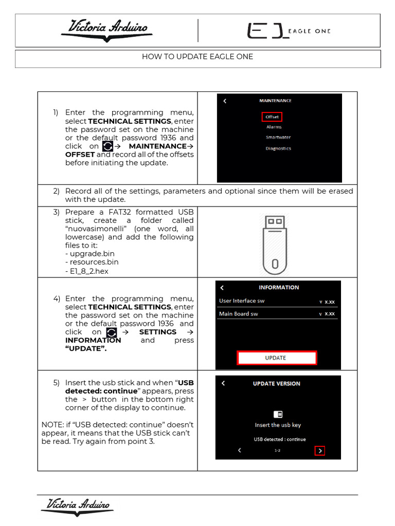 Eagle One Update Instructions | PDF | Usb Flash Drive | Computer ...