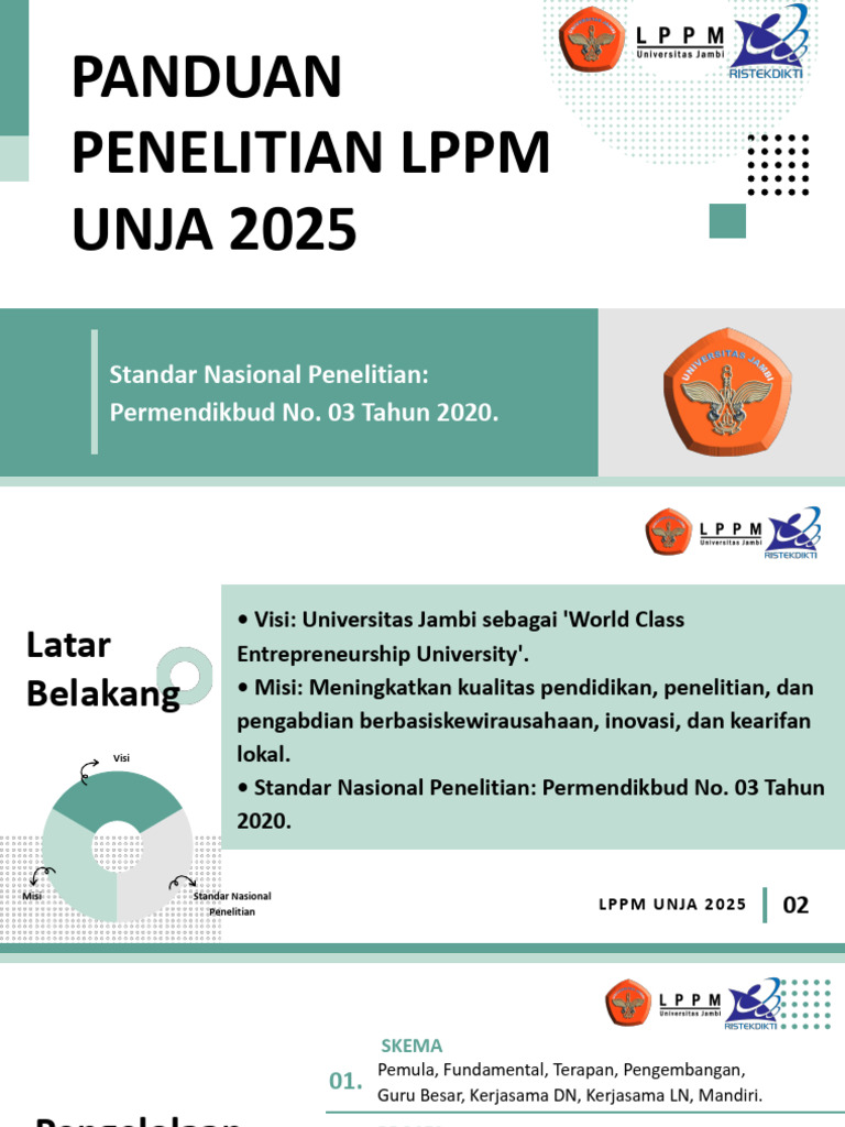 Panduan Penelitian LPPM UNJA 2025 | PDF