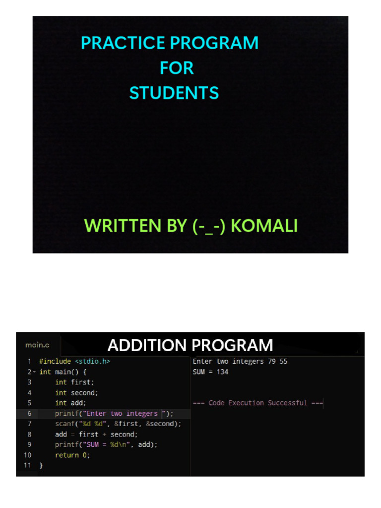 Practice Program For PPS | PDF