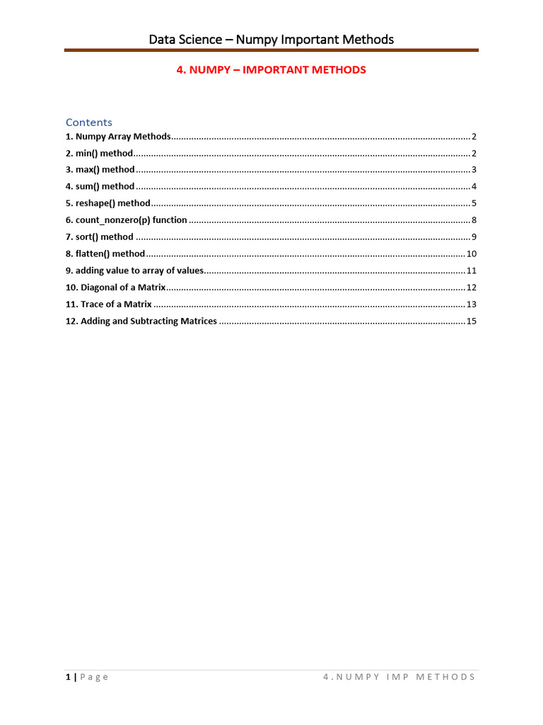 Print Entire Numpy Array Methods