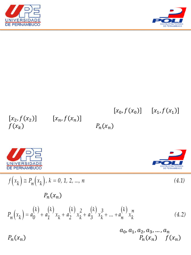 Interpolação e Integração Numérica | PDF | Integrante | Interpolação