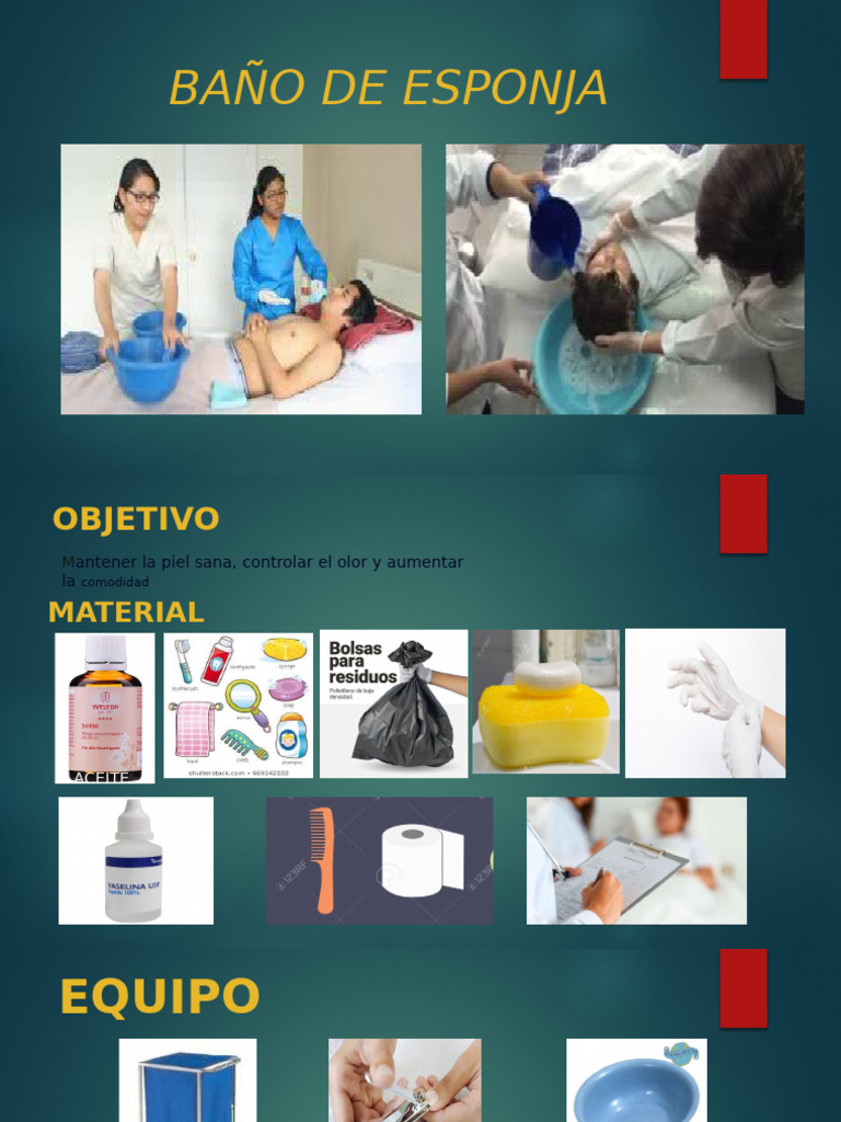 Baño de Esponja | PDF