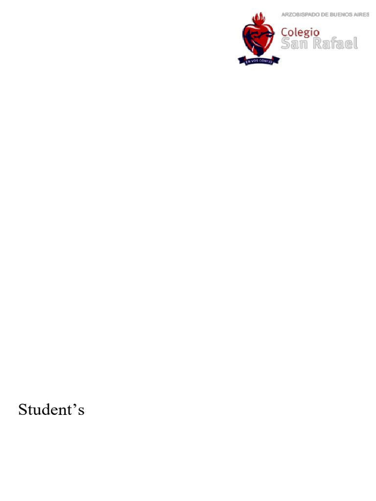 San Rafael 6th Form Workbook Guide | PDF