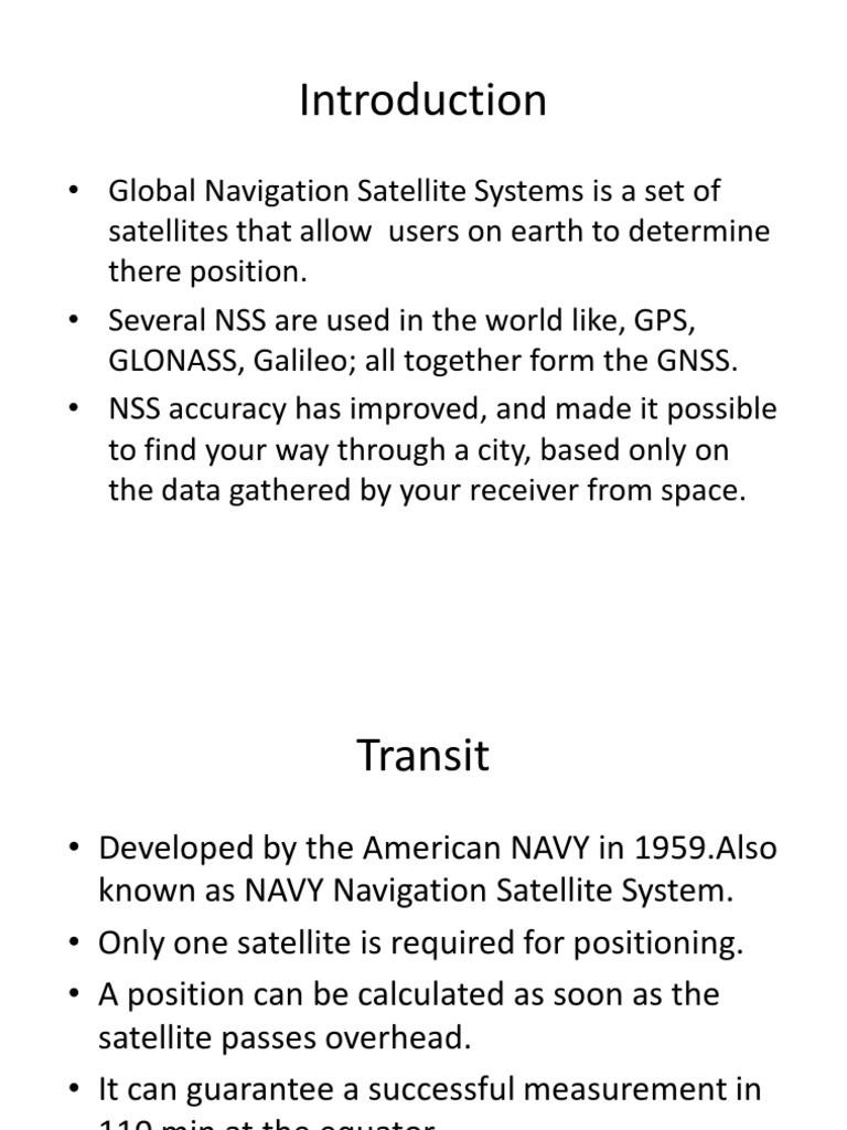 An InDepth Overview of Global Navigation Satellite Systems, Including