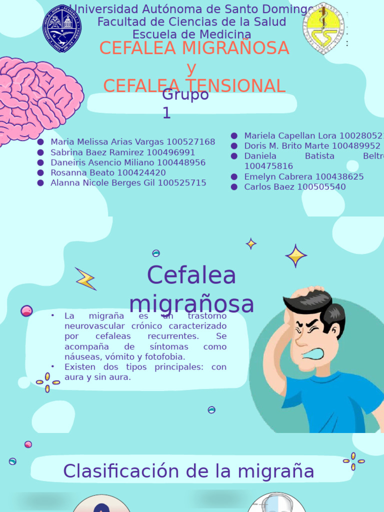 Migraña y Cefalea Tensional: Tratamientos | PDF | Dolor de cabeza | Migraña