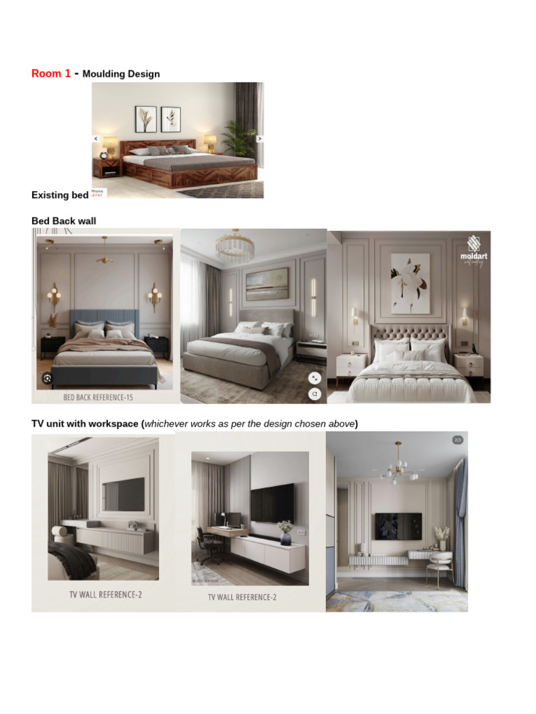 Interior Design Concepts for Rooms | PDF