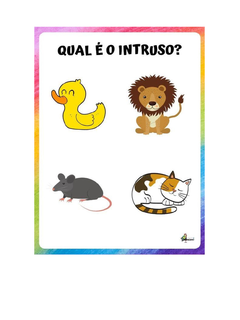Qual Intruso | PDF