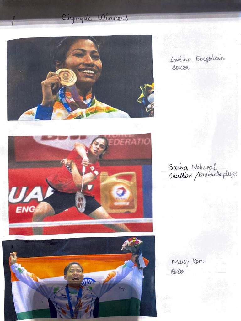 Olympic Winners Pdf