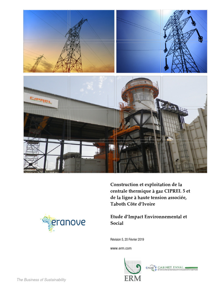 Impact Environnemental CIPREL 5 Côte d'Ivoire | PDF | Responsabilité ...