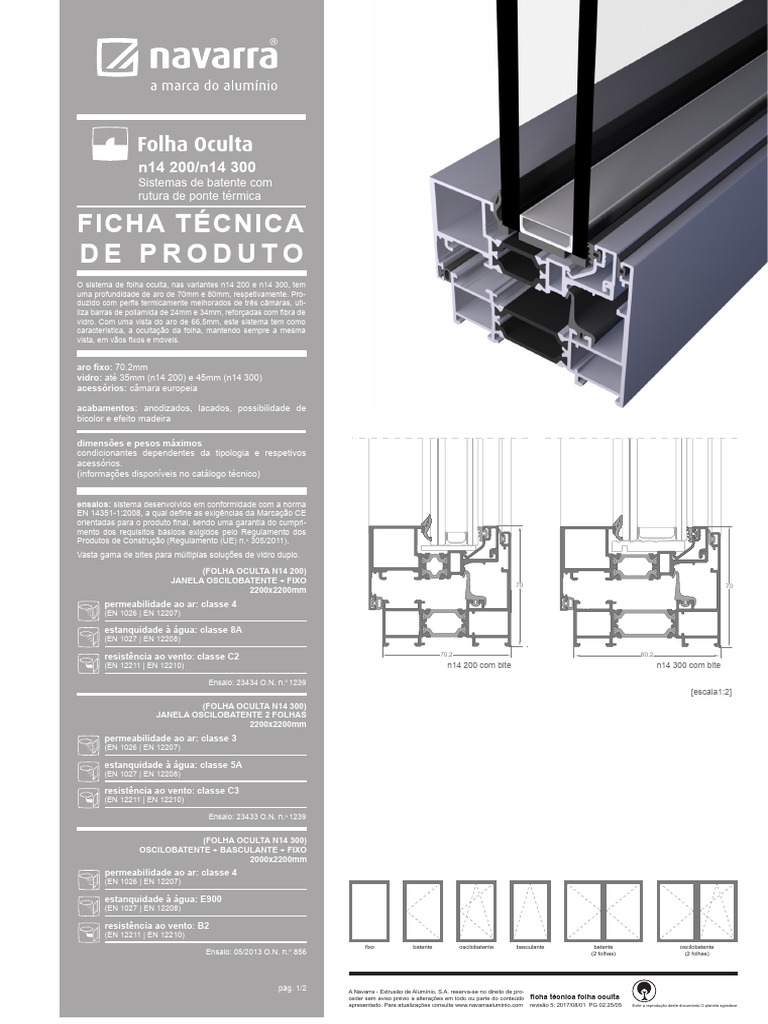 N14200-300-Folha-Oculta Ficha-Tecnica Rev5 022505 170801 PM | PDF