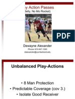 Play Action Passes