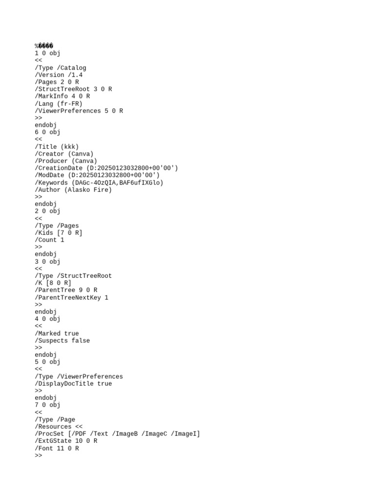 Document Metadata Overview | PDF
